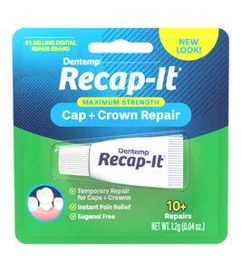 Recapit Gorra Suelta y Corona Alivio Instantáneo del Dolor Libre de Eugenol Efectivo 1 g - Imagen 1 de 3