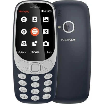 NOKIA 3310 SHARK BLU TORCIA RADIO FOTOCAMERA TELEFONO CELLULARE TASTI DUAL SIM G - Immagine 1 di 2
