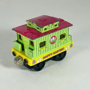 Thomas the Train Happy Easter Caboose Diecast Metal Rare Friends Take Play - Picture 1 of 11