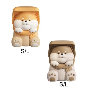 Resin Dog Statue Foot Stool Ornament Bedroom Footstool Dorm Living Room - Picture 1 of 18