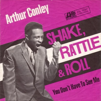 rare single Arthur Conley Shake, Rattle & Roll 1967 Atlantic Germany (Elvis CV) - Bild 1 von 2