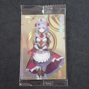 Noelle N 07 Genshin Impact Bandai Japanese Wafer Card Sealed  - Picture 1 of 2
