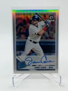 2019 DONRUSS OPTIC JAKE CAVE RC AUTO SILVER PRIZM #RRS-JC - Picture 1 of 1