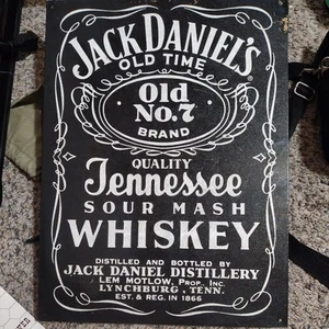 JACK DANIEL'S METAL SIGN  - Picture 1 of 6