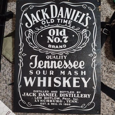 JACK DANIEL'S METAL SIGN  - Image 1 of 4