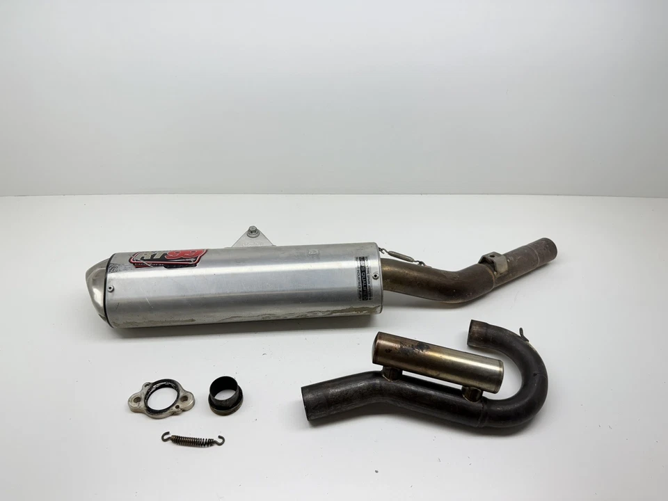 Honda CRF250R CRF250 2009 Jardine escape completo tubo de cabezal silenciador deslizable Foto 1 de 4