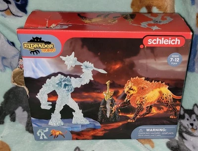 NUEVO Juego Schleich Eldrador Battle for Super Weapon 42455 Fire Lion - Damg Box Foto 1 de 4