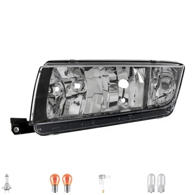 Halogen Scheinwerfer links H3 für Skoda Fabia I Stufenheck Praktik inkl. Lampen - Bild 1 von 4