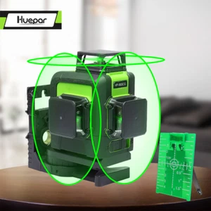 HUEPAR Grün Licht 360° Selbstnivellierend Kreuzlinienlaser - Bild 1 von 8