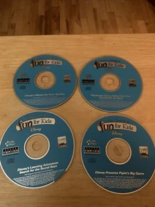 Fun For Kids - 4 CD Roms-Disney- VG - Picture 1 of 1