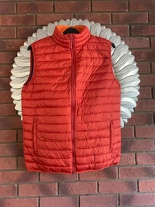 Fatface Falmouth Puffer Gilet Orange XL BNWT Rrp £65
