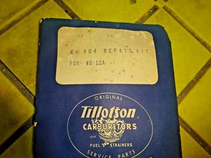 TILLOTSON  RK-904 CARBURETOR REBUILD KIT FOR WB-12A - Imagen 1 de 2