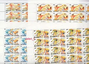 Olympische Sommerspiele Bulgarien 1990 - Barcelona - ( I ) 4 Blätter x 40 postfrisch ** - Bild 1 von 5