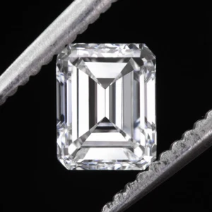 0.97ct GIA CERTIFIED D VS1 DIAMOND EMERALD CUT LOOSE NATURAL COLORLESS 1 CARAT - Picture 1 of 2