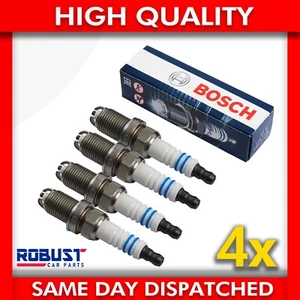 4X BOSCH SPARK PLUGS AUDI BMW DACIA RENAULT MINI OPEL VW SEAT SKODA 0242235668 - Picture 1 of 10