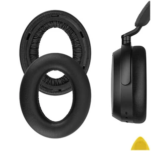 Geekria Ear Pads for Sennheiser Momentum 4 Over-Ear Headphones (Black) - Picture 1 of 6