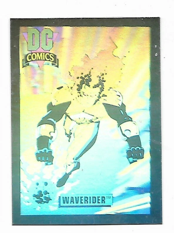 DC Hologram Impel 1991 Series 1 Waverider DCH10 in NM HALL OF FAME  - Image 1 of 1
