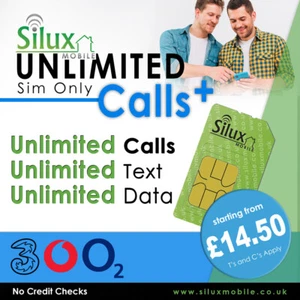 E Sim - Unlimited Calls, Text and Data SIM card 4G/5G Ready NO Credit Checks - Picture 1 of 4