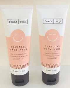 Frank Body Charcoal Face Mask Soothing & Calming with Chamomile & Honey 80ml x 2 - Picture 1 of 3