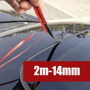 2M T-shape Rubber Car Seal Strips Soundproof Sunroof Seal Windproof Glass Seal - Picture 1 of 12