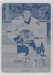 2017-18 Upper Deck CHL Printing Plate Cyan 1/1 Brendan De Jong #192 6lk