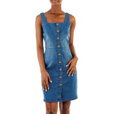 sharagano denim dress
