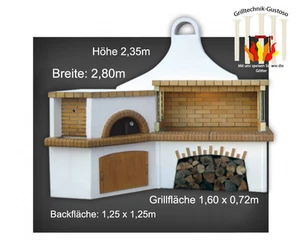 GRILLKAMIN-SET SK 1009, GRILL & OFEN STARK REDUZIERT! Versandkosten auf ANFRAGE? - Bild 1 von 12