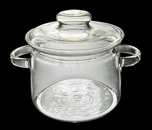 Vintage Princess House Heritage 2 QT Glass Covered Casserole w/ Lid Excellent - Picture 1 of 12