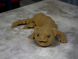 Ferret 3D printed figurine | flexi print - Picture 1 of 4