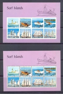 ENGLAND LOCAL=SURFINSELN = SCHIFFSBOOT - 2 SH. PERF + IMPERF ** POSTFRISCH SEHR GUTER ZUSTAND @1 - Bild 1 von 1