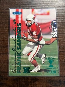 A84,224 - 1999 Fleer Tradition Trophy Collection #222 Frank Sanders/20