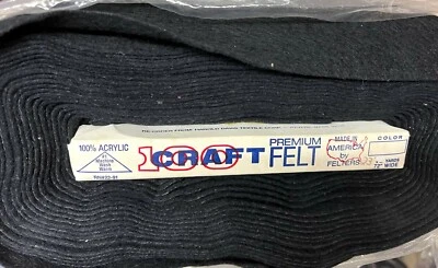 TELA DE FIELTRO ACRÍLICO por yarda 72" AMPLIO grueso fieltro suave rollos de tela Foto 1 de 3