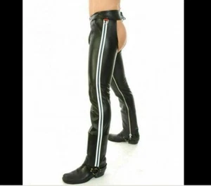 Herren Echtleder strapazierfähig Gay Chaps CLUBWEAR DIE MEISTEN GRÖSSEN VERFÜGBAR - Bild 1 von 2