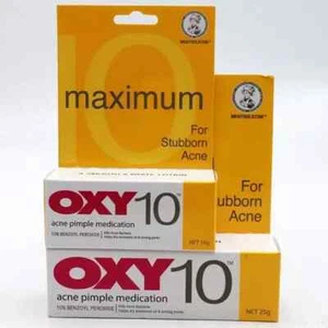 OXY 10 Maximum Strength Acne Treatment 10% Benzoyl Peroxide - For Stubborn Acne - Picture 1 of 3
