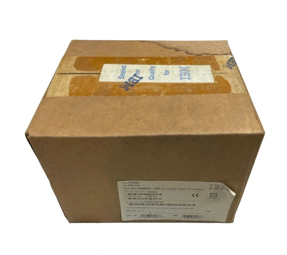NEW IBM 13N0688 XEON 3.0GHZ/1MB 800MHZ L2 CACHE XEON PROCESSOR - Image 1 of 2