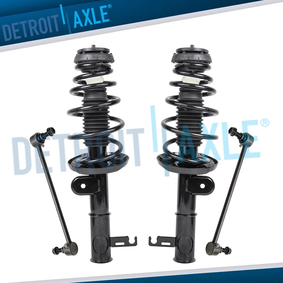 Front Struts w/ Coil Spring Sway Bars for 2012 2013 2014 2015-2017 Buick Verano - Image 1 of 4