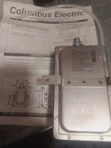 Columbus Electric Air Flow Switch RH35AU Series pressure duct static adjustable - Picture 1 of 6