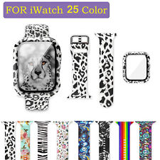 Watch Band + Case For Apple iWatch Series Ultra 8 7 6 5 4 3 SE Patterned Printed