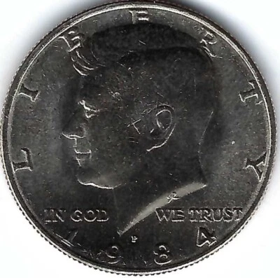 1984-P Philadelphia A/Uncirculated JFK Half Dollar! - Image 1 of 2