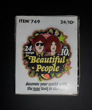 1960'S BEAUTIFUL PEOPLE  FULL BOX (24 PACKS) FLEER *ONLY BOX KNOWN UNCATALOGED*