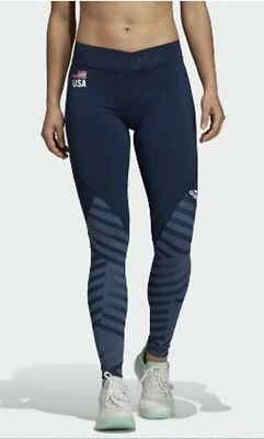 Adidas USA Volleyball Alphaskin Women Thights Leggings Sz 2XL NEW DP4315 RARE - Image 1 of 4