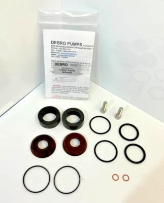 HYPRO or DEBRO 5200 Series Piston Pump 3430-0037 Leather Cup Kit w/ 1440-0005