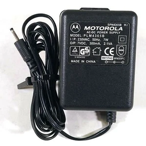 Motorola PLM4365B AC Adaptateur 7V 300mA Original Alimentation Chargeur E598 - Photo 1 sur 2