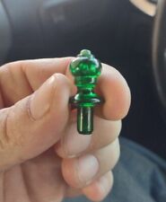 Vintage Green Glass Bottle Stopper Replacement Kitchen Barware Collectible Used 