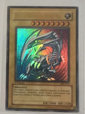Yu gi oh Blue Eyes White Dragon Sdk 1st no lob dds glossy - Immagine 1 di 4