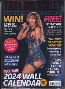 TAYLOR SWIFT ANNUAL REVIEW MAGAZINE 2023 + POSTERS + 2024 CALENDAR - Picture 1 of 2