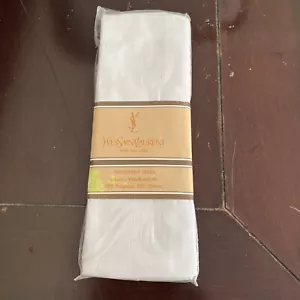 Vintage 3 YSL Yves Saint Laurent Weiß Taschentücher Herren Große Permanent Presse - Bild 1 von 3