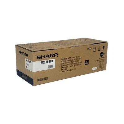 SHARP Toner MX-753GT Black schwarz für SHARP MX-M623U, SHARP MX-M753U, OVP - Bild 1 von 2