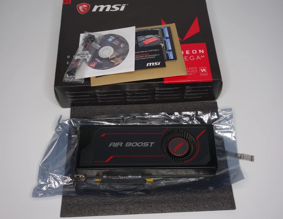 MSI Radeon RX Vega 64 Air Boost 8G OC, 8GB HBM2, PCIe x16 (912-v368-008) - Image 1 of 4