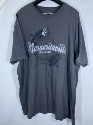 Camisa Margaritaville Para Hombres 3XL Gris 1977 Logo Manga Corta Pullover Barra Hawaiana Foto 1 de 4
